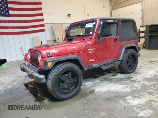 1999 Jeep Wrangler SE with VIN 1J4FY29P4XP476343, listed as a Copart auction lot 88799545 with 99,782 mi miles and Salvage Title. Bid and sale history available at carsss.com. Image 1.