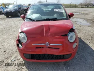 2013 FIAT 500 Pop with VIN 3C3CFFAR8DT574306, listed as a Copart auction lot 52794095 with 75,312 mi miles and Salvage Title. Bid and sale history available at carsss.com. Image 5.