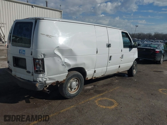 2006 Ford Econoline Cargo with VIN 1FTRE14W76HA23251, listed as a IAAI auction lot 41675487 with 98,597 mi miles. Bid and sale history available at carsss.com. Image 4.
