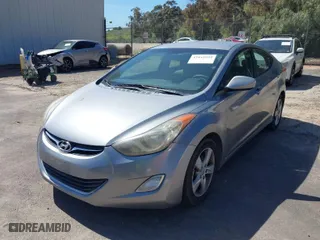 2013 Hyundai Elantra Limited with VIN KMHDH4AE9DU711301, listed as a IAAI auction lot 41845959 with 173,651 mi miles. Bid and sale history available at carsss.com. Image 2.