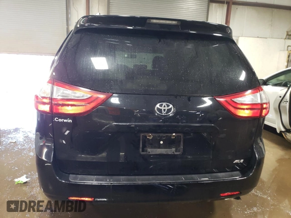 2016 Toyota Sienna XLE with VIN 5TDYK3DC6GS761982, listed as a Copart auction lot 50348425 with 78,532 mi miles and Salvage Title. Bid and sale history available at carsss.com. Image 6.