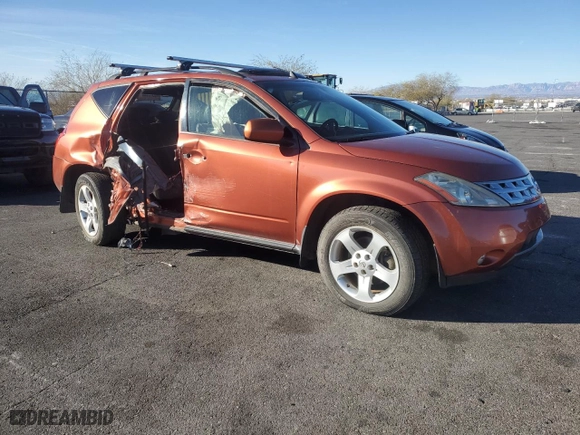 2004 Nissan Murano SE with VIN JN8AZ08W94W302638, listed as a Copart auction lot 44238265 with 145,452 mi miles and Salvage Title. Bid and sale history available at carsss.com. Image 4.