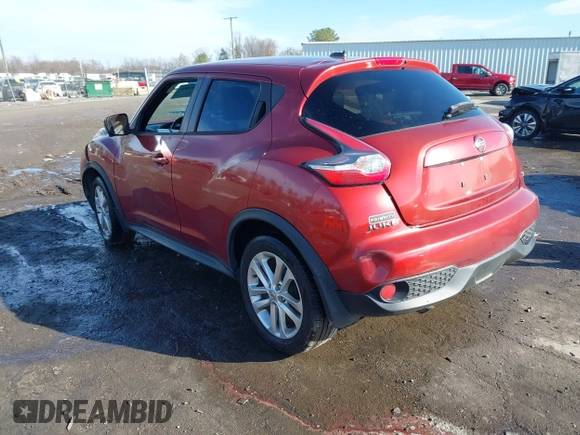 2015 Nissan Juke S with VIN JN8AF5MR9FT509735, listed as a IAAI auction lot 41053066 with 95,833 mi miles. Bid and sale history available at carsss.com. Image 3.