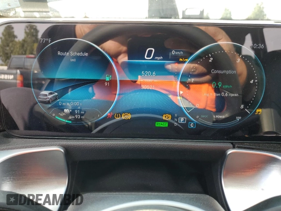 2023 Mercedes-Benz EQB 250+ z VIN W1N9M0CB6PN035057, wystawiony jako Copart lot #43183905 z przebiegiem 30 521 mil mil oraz Szkoda całkowita • Salvage title. Historia ofert i sprzedaży dostępna na DreamBid. Obrazek 9.
