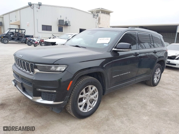 2021 Jeep Grand Cherokee L Limited with VIN 1C4RJKBGXM8105808, listed as a IAAI auction lot 41517326 with 56,490 mi miles. Bid and sale history available at carsss.com. Image 17.