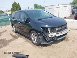 2019 Honda Odyssey EX-L z VIN 5FNRL6H77KB065239, wystawiony jako IAAI lot #42399757 z przebiegiem 84 180 mil mil oraz . Historia ofert i sprzedaży dostępna na DreamBid. Obrazek 1.