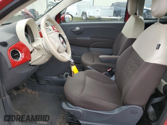 2012 FIAT 500 Pop with VIN 3C3CFFDR1CT377018, listed as a Copart auction lot 43171085 with 68,695 mi miles and Salvage Title. Bid and sale history available at carsss.com. Image 7.