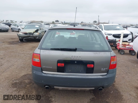 2003 Audi allroad A6 V8 with VIN WA1YD54B83N046581, listed as a IAAI auction lot 41885626 with 80,720 mi miles and . Bid and sale history available at DreamBid. Image 17.