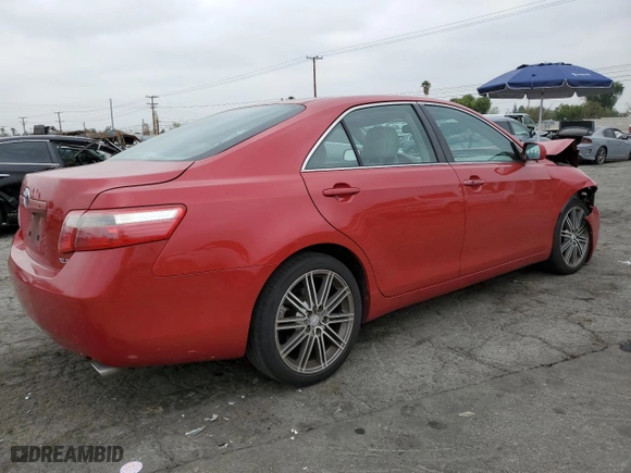 2008 Toyota Camry LE with VIN 4T1BK46K18U060601, listed as a Copart auction lot 53578535 with 165,084 mi miles and Salvage Title. Bid and sale history available at carsss.com. Image 3.