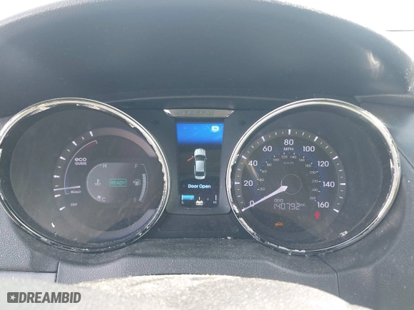 2015 Hyundai Sonata Hybrid Limited with VIN KMHEC4A44FA129122, listed as a IAAI auction lot 42098724 with 140,792 mi miles. Bid and sale history available at carsss.com. Image 7.