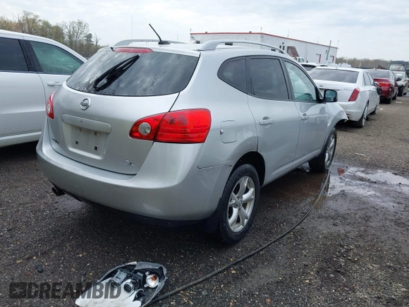 2009 Nissan Rogue SL with VIN JN8AS58T49W057083, listed as a IAAI auction lot 41987000 with 178,797 mi miles and . Bid and sale history available at DreamBid. Image 4.