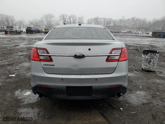 2014 Ford Sedan Police Interceptor with VIN 1FAHP2MK3EG122362, listed as a Copart auction lot 43003425 with 195,663 mi miles and Salvage Title. Bid and sale history available at carsss.com. Image 6.