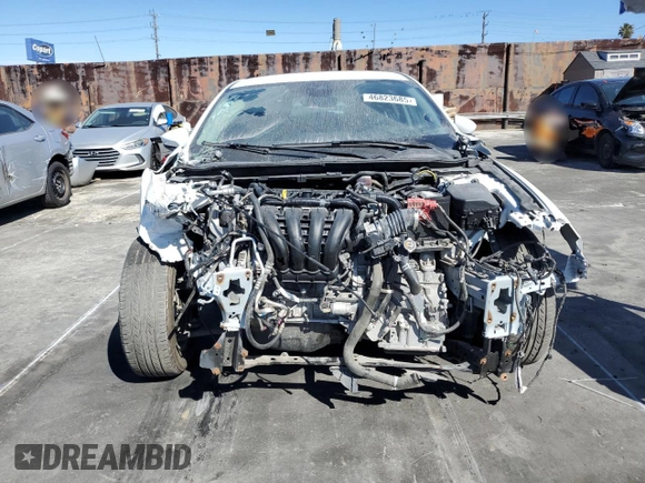 2021 Mazda 3 S with VIN 3MZBPAAL2MM202311, listed as a Copart auction lot 46823685 with 41,338 mi miles and Salvage Title. Bid and sale history available at DreamBid. Image 5.