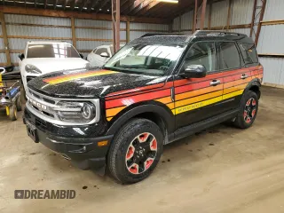 2024 Ford Bronco z VIN 3FMCR9K65RRE68999, wystawiony jako Copart lot #75180264 z przebiegiem 13 368 mil mil oraz Szkoda całkowita • Salvage title. Historia ofert i sprzedaży dostępna na DreamBid. Obrazek 1.