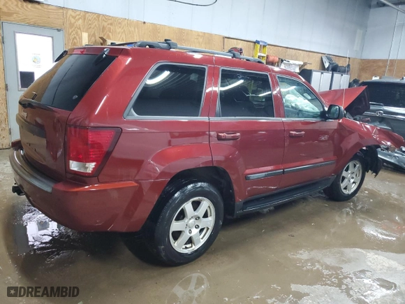 2008 Jeep Grand Cherokee Laredo with VIN 1J8GR48KX8C232691, listed as a Copart auction lot 49825755 with 163,330 mi miles and Clean Title. Bid and sale history available at carsss.com. Image 3.