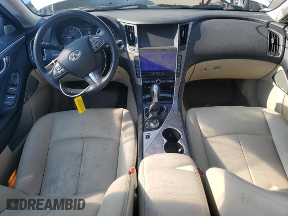 2017 Infiniti Q50 Premium with VIN JN1EV7AR1HM833083, listed as a Copart auction lot 58192595 with 140,939 mi miles and Clean title. Bid and sale history available at DreamBid. Image 8.