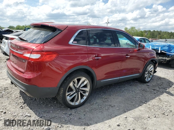 2016 Lincoln MKX Reserve with VIN 2LMPJ8LP1GBL63239, listed as a Copart auction lot 51192175 with 134,969 mi miles and Salvage Title. Bid and sale history available at DreamBid. Image 3.