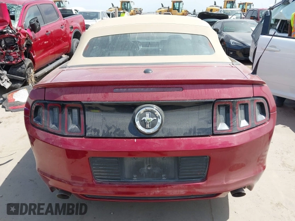 2014 Ford Mustang V6 with VIN 1ZVBP8EM7E5238529, listed as a IAAI auction lot 42045029 with 129,785 mi miles and . Bid and sale history available at DreamBid. Image 16.