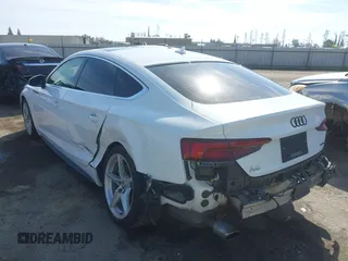2019 Audi A5 Sportback Premium with VIN WAUDNCF55KA023971, listed as a IAAI auction lot 41590436 with 78,824 mi miles. Bid and sale history available at carsss.com. Image 3.