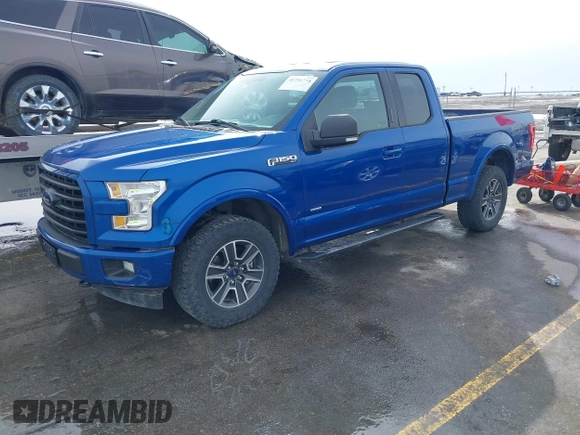 2017 Ford F-150 XL with VIN 1FTEX1EP9HKC95502, listed as a IAAI auction lot 41731718 with 181,487 mi miles. Bid and sale history available at carsss.com. Image 22.