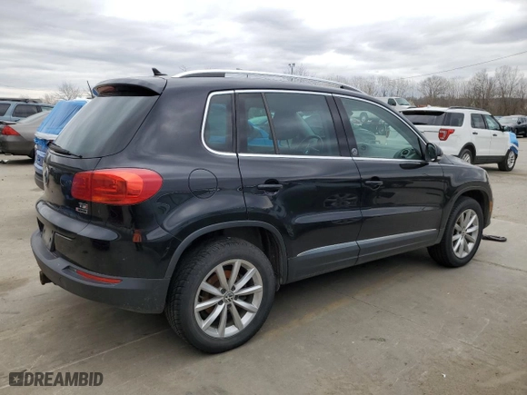 2017 Volkswagen Tiguan Wolfsburg Edition with VIN WVGSV7AX1HK014886, listed as a Copart auction lot 49583415 with 157,633 mi miles and Clean Title. Bid and sale history available at carsss.com. Image 3.