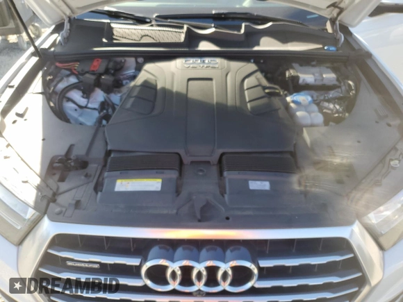 2017 Audi Q7 with VIN WA1WABF75HD011159, listed as a Copart auction lot 53144925 with 110,523 mi miles and Salvage title. Bid and sale history available at DreamBid. Image 13.