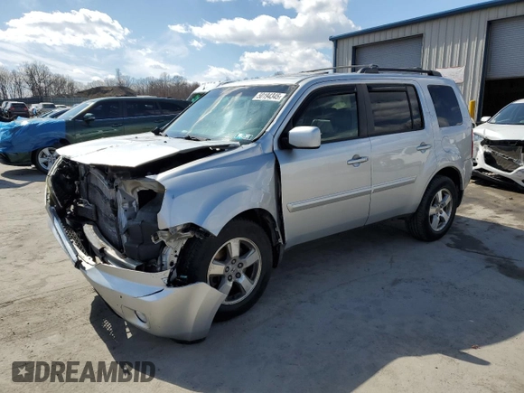 2009 Honda Pilot EX-L with VIN 5FNYF48559B020820, listed as a Copart auction lot 50194345 with 0 mi miles and Salvage Title. Bid and sale history available at carsss.com. Image 1.