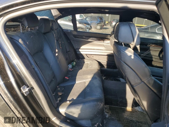 2012 BMW 7 Series 750Li with VIN WBAKB8C57CC964250, listed as a Copart auction lot 41450935 with 56,429 mi miles and Non repairable. Bid and sale history available at DreamBid. Image 10.