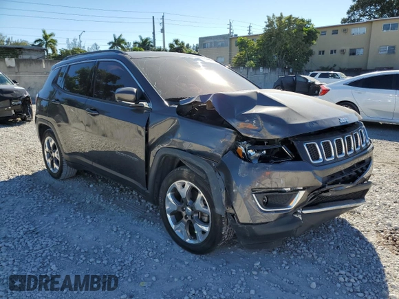 2020 Jeep Compass Limited with VIN 3C4NJCCB6LT114528, listed as a Copart auction lot 87847105 with 90,753 mi miles and Non Repairable. Bid and sale history available at carsss.com. Image 4.