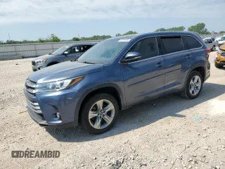 2019 Toyota Highlander Limited z VIN 5TDYZRFH1KS317571, wystawiony jako Copart lot #56757035 z przebiegiem 58 953 mil mil oraz Czysty tytuł • Clean title. Historia ofert i sprzedaży dostępna na DreamBid. Obrazek 1.