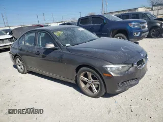 2015 BMW 3 Series 320i with VIN WBA3B1C54FK141216, listed as a Copart auction lot 43298484 with 130,646 mi miles and Salvage Title. Bid and sale history available at carsss.com. Image 4.