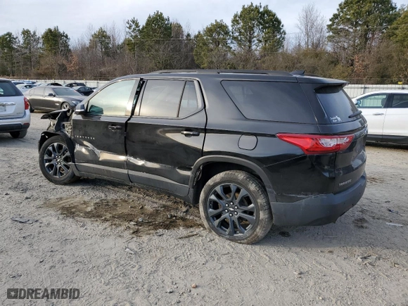 2019 Chevrolet Traverse RS with VIN 1GNERJKX7KJ242574, listed as a Copart auction lot 43157425 with 110,122 mi miles and Salvage Title. Bid and sale history available at carsss.com. Image 2.