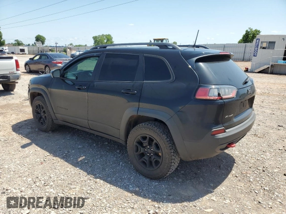 2019 Jeep Cherokee Trailhawk Elite with VIN 1C4PJMBN6KD275525, listed as a Copart auction lot 60636145 with 93,872 mi miles and Salvage title. Bid and sale history available at DreamBid. Image 2.