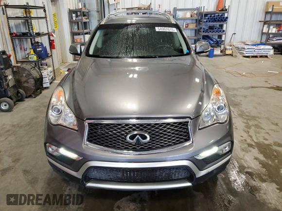 2017 Infiniti QX50 z VIN JN1BJ0RR2HM410930, wystawiony jako Copart lot #54907015 z przebiegiem 74 238 mil mil oraz Szkody całkowita. Historia ofert i sprzedaży dostępna na DreamBid. Obrazek 5.