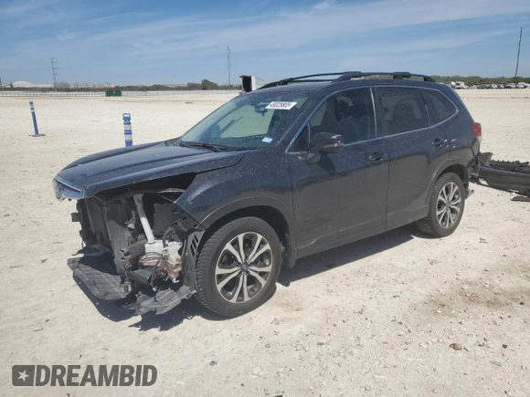 2019 Subaru Forester Limited with VIN JF2SKAUC6KH460816, listed as a Copart auction lot 49325805 with 101,363 mi miles and Salvage Title. Bid and sale history available at carsss.com. Image 1.