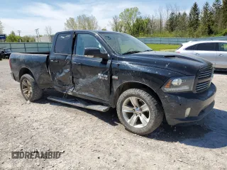 2014 Ram 1500 Sport z VIN 1C6RR7HTXES388636, wystawiony jako Copart lot #56590105 z przebiegiem Nie podano mil oraz Szkoda całkowita • Salvage title. Historia ofert i sprzedaży dostępna na DreamBid. Obrazek 4.