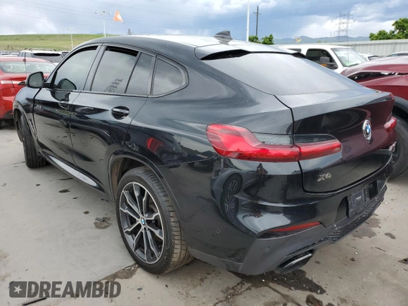 2020 BMW X4 M40i with VIN 5UX2V5C02LLE69520, listed as a Copart auction lot 54485893 with 41,357 mi miles. Bid and sale history available at carsss.com. Image 2.