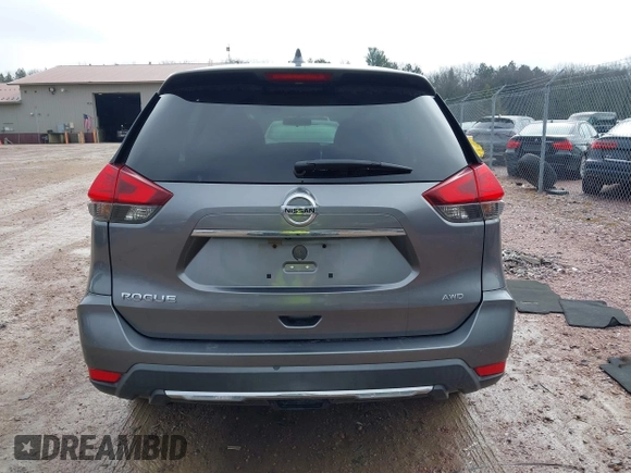 2017 Nissan Rogue SV with VIN KNMAT2MV4HP598576, listed as a IAAI auction lot 42061966 with 125,171 mi miles. Bid and sale history available at carsss.com. Image 17.