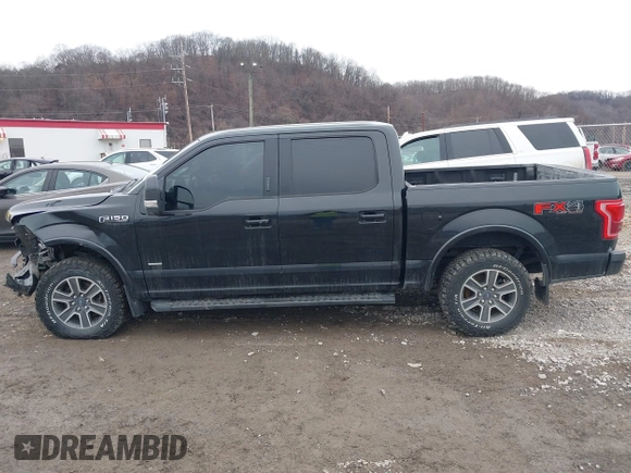 2015 Ford F-150 XLT with VIN 1FTEW1EG1FFA02233, listed as a IAAI auction lot 41497430 with 75,355 mi miles. Bid and sale history available at carsss.com. Image 14.