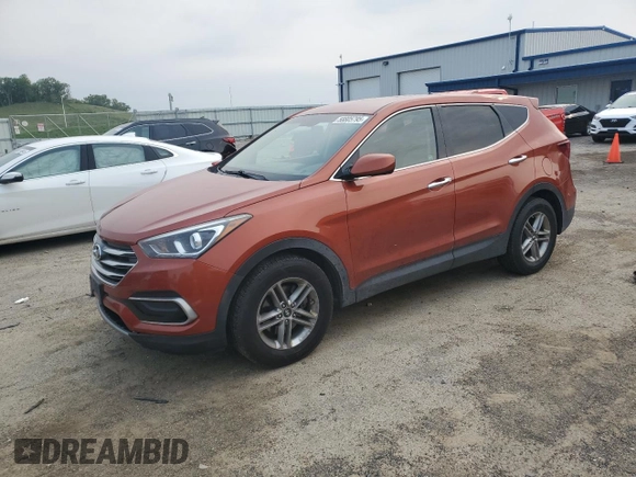 2017 Hyundai Santa Fe 2.4L z VIN 5XYZTDLB8HG442999, wystawiony jako Copart lot #58805795 z przebiegiem 166 204 mil mil oraz Nie do naprawy • Non repairable. Historia ofert i sprzedaży dostępna na DreamBid. Obrazek 1.