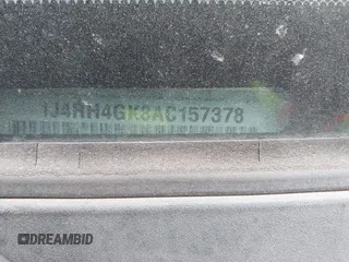 2010 Jeep Commander Sport with VIN 1J4RH4GK8AC157378, listed as a IAAI auction lot 41609526 with 173,614 mi miles and . Bid and sale history available at DreamBid. Image 9.
