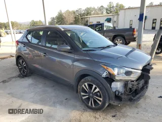 2020 Nissan Kicks SV with VIN 3N1CP5CVXLL567114, listed as a Copart auction lot 48294635 with 57,193 mi miles and Salvage Title. Bid and sale history available at DreamBid. Image 4.