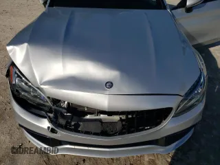 2017 Mercedes-Benz C 63 S AMG with VIN WDDWJ8HB4HF471689, listed as a Copart auction lot 87225834 with 77,678 mi miles and Salvage Title. Bid and sale history available at carsss.com. Image 12.