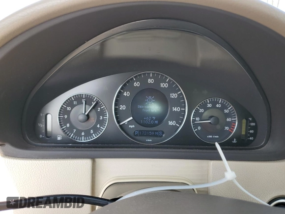 2006 Mercedes-Benz CLK 350 with VIN WDBTK56H26F190700, listed as a Copart auction lot 50798725 with 172,159 mi miles and Salvage Title. Bid and sale history available at DreamBid. Image 9.