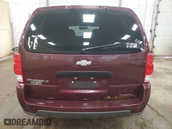 2008 Chevrolet Uplander LS with VIN 1GNDV23178D205040, listed as a Copart auction lot 52989215 with 173,226 mi miles and Clean Title. Bid and sale history available at carsss.com. Image 6.