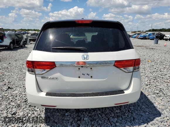 2014 Honda Odyssey EX-L with VIN 5FNRL5H63EB101062, listed as a Copart auction lot 56656825 with 183,871 mi miles and Salvage title. Bid and sale history available at DreamBid. Image 6.
