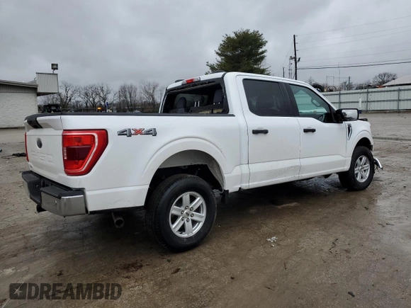 2021 Ford F-150 XL with VIN 1FTFW1E52MKD60853, listed as a Copart auction lot 43049145 with Not Provided miles and Salvage Title. Bid and sale history available at carsss.com. Image 3.