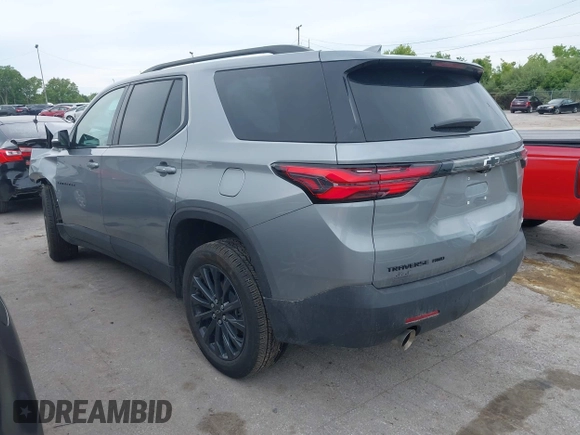 2023 Chevrolet Traverse RS with VIN 1GNEVJKW9PJ340838, listed as a IAAI auction lot 42346131 with Not provided miles and . Bid and sale history available at DreamBid. Image 3.