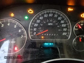 2008 GMC Envoy SLE1 with VIN 1GKDS13S282122684, listed as a Copart auction lot 80488104 with 262,167 mi miles and Salvage Title. Bid and sale history available at DreamBid. Image 9.