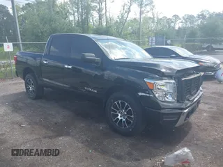 2021 Nissan Titan SV with VIN 1N6AA1EC9MN529320, listed as a IAAI auction lot 42462476 with 85,967 mi miles and . Bid and sale history available at DreamBid. Image 1.